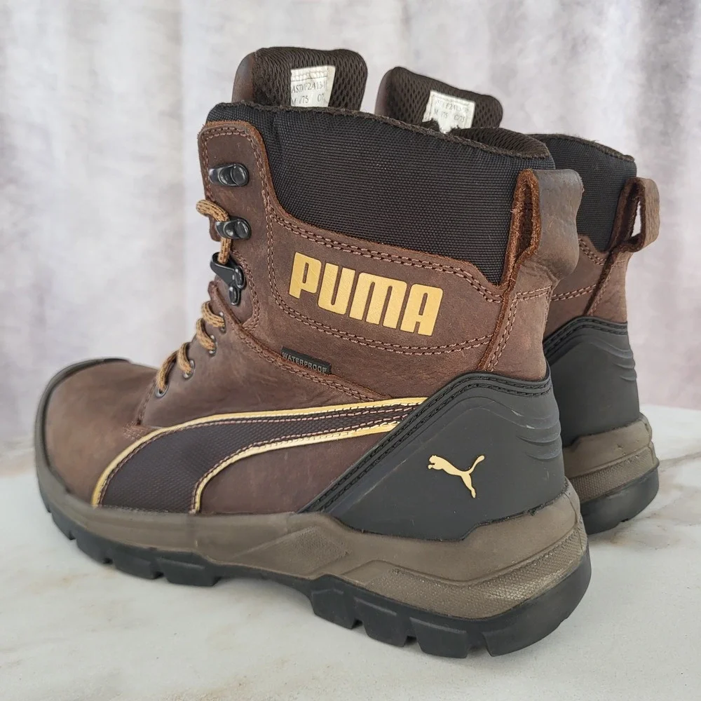 Puma Safety Conquest CTX High Waterproof Boots Men's Size 12 Composite Toe